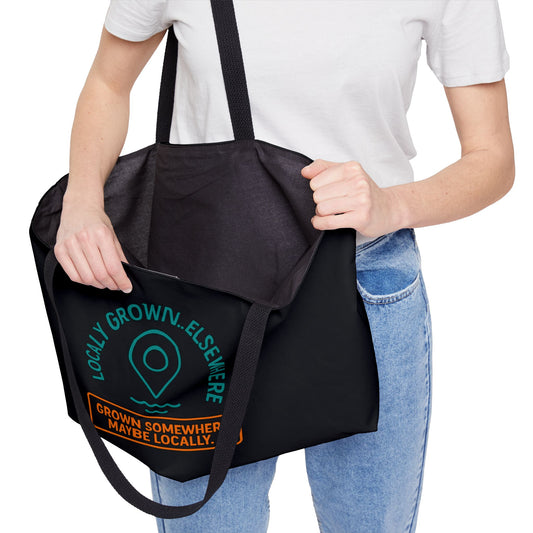 We don’t know where it’s from, but damn it tastes good. A tote by Nunya