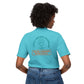 "Locally Grown” on BACK Tee - Nunya Café on Front