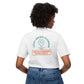 "Locally Grown” on BACK Tee - Nunya Café on Front