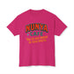 "Locally Grown” on BACK Tee - Nunya Café on Front