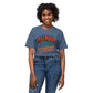 "Locally Grown” on BACK Tee - Nunya Café on Front