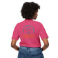 "Locally Grown” on BACK Tee - Nunya Café on Front