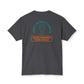 "Locally Grown” on BACK Tee - Nunya Café on Front