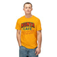 "Locally Grown” on BACK Tee - Nunya Café on Front