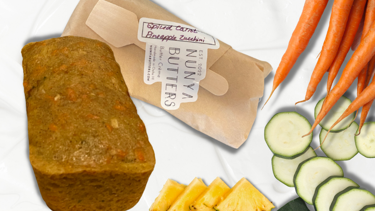 Spiced Carrot, Pineapple, Zucchini Bread